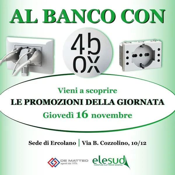 Giornata al Banco 4box – Filiale Elesud Ercolano